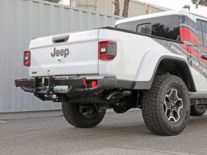 Jeep Gladiator Performance Exhaust - aFe - Vulcan Series 3in 304SS HT DPF-Back - Black - 3.0L - `21-`23