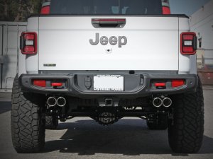 Jeep Gladiator Performance Exhaust - aFe - Vulcan Series 3in 304SS Cat-Back - Dual Polished Tip - Polished - V6-3.0L (td) - 2021+