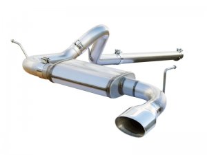 Jeep Wrangler JK Exhaust Cat Back - aFe - MACHForce XP, SS-409 - V6-3.8L - `07-`11