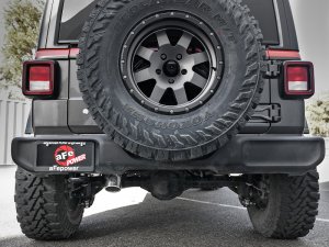 Jeep Wrangler JL Exhaust - aFe - Cat Back, High-Tuck - Polished - 3.6L - `18-`21