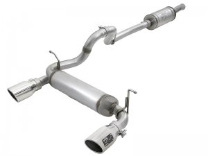Jeep Wrangler JL Exhaust Cat Back - Rear - aFe - Rebel Series - 3.6L - `18-`24