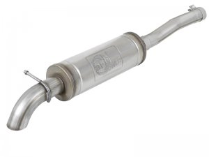 Jeep Wrangler JK Exhaust System - aFe - Rock Basher 3in 409 SS Cat-Back Turn-Down - V6 3.6L/3.8L - `07-`18