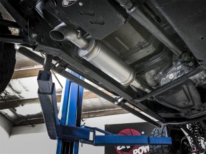 Jeep Wrangler JK Exhaust System - aFe - Rock Basher 3in 409 SS Cat-Back Turn-Down - V6 3.6L/3.8L - `07-`18