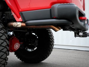 Jeep Gladiator Performance Exhaust - aFe - MACH Force-Xp 3 IN 409 Stainless Steel Cat-Back Hi-Tuck - 3.6L - `20-`24