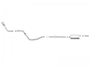 Jeep Gladiator Performance Exhaust - aFe - Apollo GT Series 2.5in 409SS - Polished - 3.6L - `20-`24
