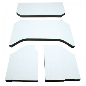 Jeep Wrangler JK Headliners - DEI - 4 Piece - White - `07-`10