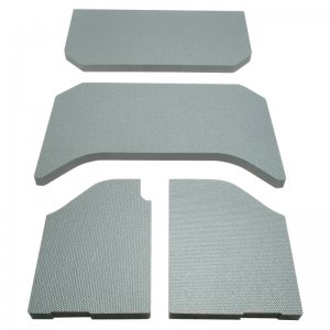 Jeep Wrangler JK Boom Mat Headliner - 4 Piece - DEI - Original Finish - Gray - `11-`18