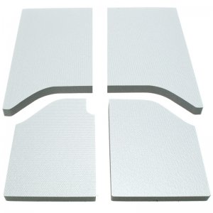 Jeep Wrangler JK Headliner - DEI - Sound Deadening - White - `11-`18