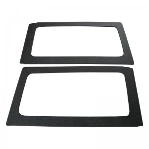 Jeep Wrangler JK Side Window Trim Kit - Rear - DEI - Sound Deadening - Black - `11-`18