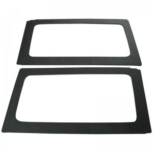 Jeep Wrangler JK Side Window Trim Kit - Rear - DEI - Sound Deadening - Black - `11-`18