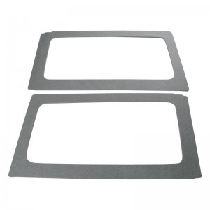 Jeep Wrangler JK Side Window Trim Kit - Rear - DEI - Gray - `11-`18