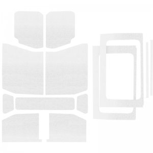 Jeep Wrangler JL Headliner Kit - DEI - White - `18-`23