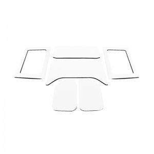 Jeep Wrangler JK Headliner Kit - DEI - Complete - White - `11-`18