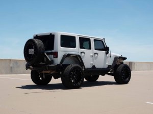 Jeep Wrangler JK Fender Flare Body Armor - Front - Road Armor - Stealth - `07-`18