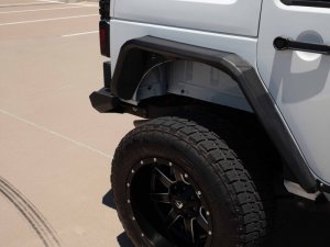 Jeep Wrangler JK Fender Flare Body Armor - Front - Road Armor - Stealth - `07-`18