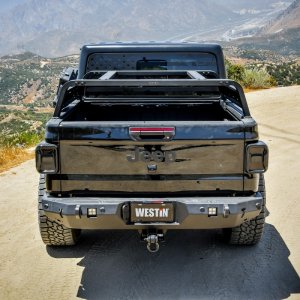 Jeep Gladiator Cargo Rack Base - Westin - Overland - Textured Black - `20-`21