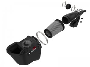 Jeep Wrangler JK Cold Air Intake System - aFe - Pro DRY S - Black - V6 3.6L - `12-`18