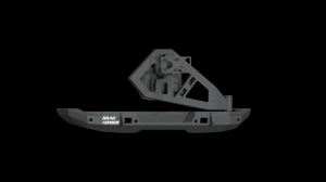 Jeep Wrangler JL Rear Bumper - Rear - Road Armor - Stealth - Tex Blk - `18-`20