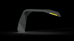 Jeep Wrangler JL Stealth Front Fender Flare - Front - Road Armor - Stealth w/Switchback LED DRL - Tex Blk - `18-`20