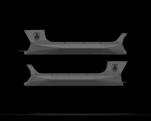 Jeep Wrangler JL Stealth Rocker Guards - Road Armor - Tex Blk - 2018