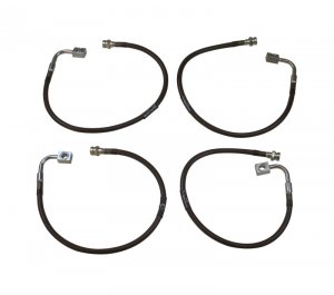 Jeep Wrangler JK Brake Line Kit - Front + Rear - Maxtrac - Extended - `07-`18
