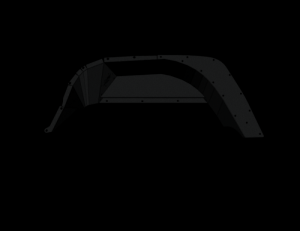 Jeep Gladiator Fender Liners - Rear - Road Armor - Stealth - Black - `18-`21
