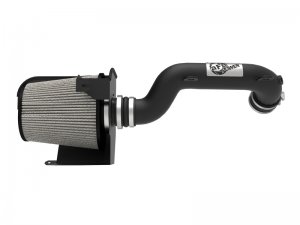 Jeep Wrangler JL Cold Air Intake w/Pro DRY Filter - aFe - Pro-Dry S Intake - Black - 2.0T - `18-`20