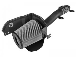 Jeep Wrangler JL Cold Air Intake w/Pro DRY Filter - aFe - Pro-Dry S Intake - Black - 2.0T - `18-`20
