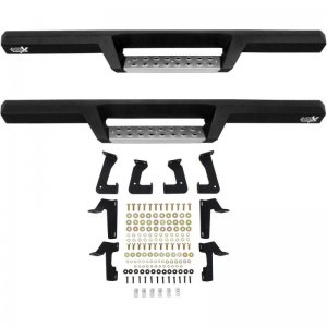 Jeep Wrangler JK Nerf Bars - HDX Drop - Westin - Stainless - Textured Black - `07-`18