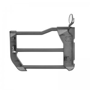 Jeep Gladiator Front Tube Door - Go Rhino - Trailline Replacement - Black textured powder coat - `20-`21
