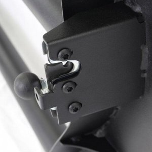 Jeep Gladiator Front Tube Door - Go Rhino - Trailline Replacement - Black textured powder coat - `20-`21