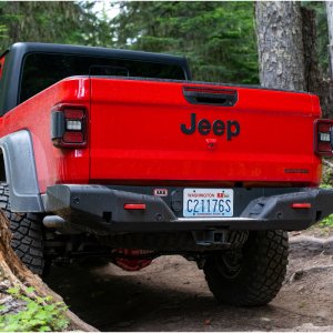 Jeep Gladiator Bumper - Rear - ARB - Rear Bumper Lower Tube - Textured Black - `20-`21