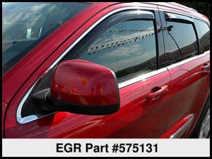 Jeep Grand Cherokee - EGR Visor-InChannel Set4