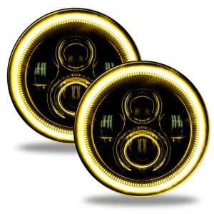 Jeep Gladiator Headlight Assemblies - ORACLE Lighting - Dynamic ColorSHIFT