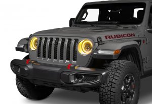 Jeep Gladiator Headlight Assemblies - ORACLE Lighting - Dynamic ColorSHIFT