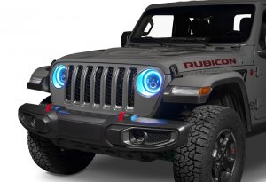 Jeep Gladiator Headlight Assemblies - ORACLE Lighting - Dynamic ColorSHIFT