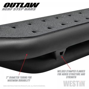 Jeep Gladiator Nerf Bars - Westin - Outlaw - Textured Black - `20-`23