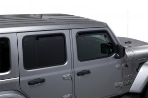 Jeep Gladiator Tinted Window Visors - Side - Putco - Element - Tinted - `20-`21