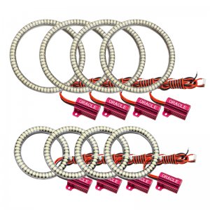 Jeep Wrangler JK Grille LED Halo Kit - ORACLE Lighting - Vector - White