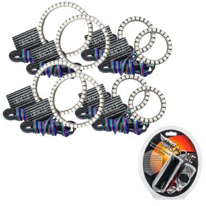 Jeep Wrangler JK Grille Halo Kit - ORACLE Lighting - Vector, ColorSHIFT