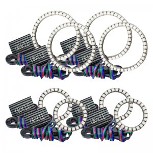 Jeep Wrangler JK Grille Halo Kit - ORACLE Lighting - Vector - ColorSHIFT