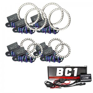 Jeep Wrangler JK Grille Halo Kit - ORACLE Lighting - ColorSHIFT w/ BC1 Controller