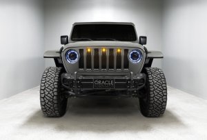 Jeep Gladiator Headlight Assemblies - ORACLE Lighting - Oculus Bi-LED Projector - ColorSHIFT