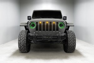 Jeep Gladiator Headlight Assemblies - ORACLE Lighting - Oculus Bi-LED Projector - ColorSHIFT