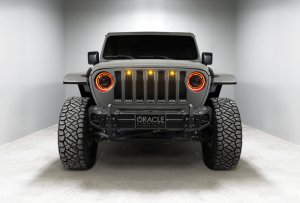 Jeep Gladiator Headlight Assemblies - ORACLE Lighting - Oculus Bi-LED Projector, ColorSHIFT, BC1 Controller