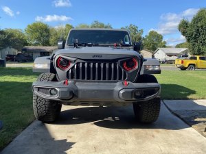 Jeep Gladiator Headlight Assemblies - ORACLE Lighting - Oculus Bi-LED Projector, ColorSHIFT, BC1 Controller