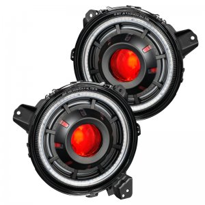 Jeep Gladiator Headlight Assemblies - ORACLE Lighting - Oculus Bi-LED Projector, ColorSHIFT, BC1 Controller