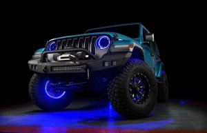 Jeep Gladiator Headlight Assemblies - ORACLE Lighting - Oculus Bi-LED Projector, ColorSHIFT, BC1 Controller