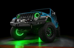 Jeep Gladiator Headlight Assemblies - ORACLE Lighting - Oculus Bi-LED Projector, ColorSHIFT, BC1 Controller