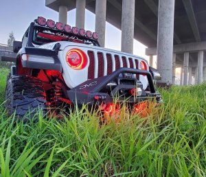 Jeep Gladiator Headlight Assemblies - ORACLE Lighting - Oculus ColorSHIFT Bi-LED Projector